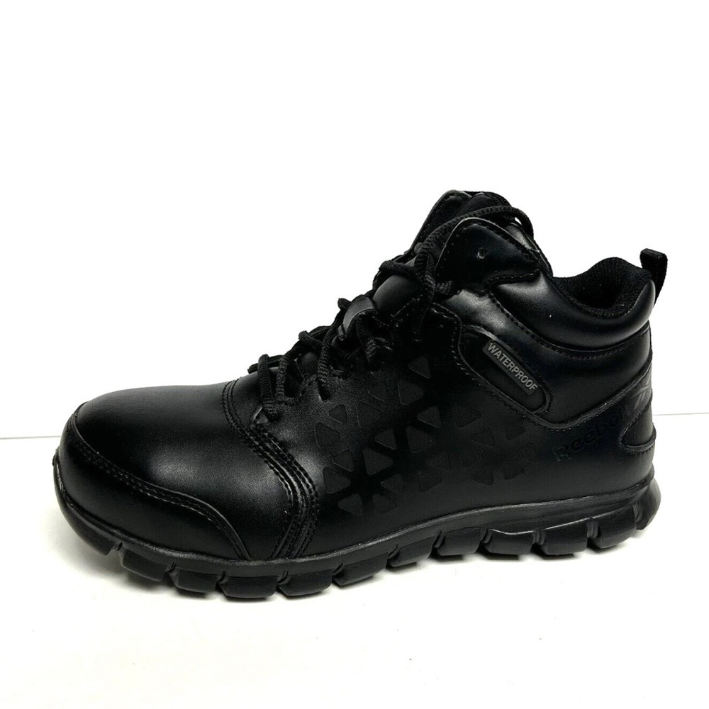 Reebok Mens Sublite Cushion Work Sneaker Black Size 6.5 M
